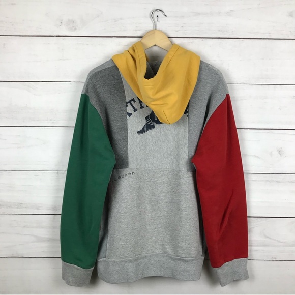 Ralph Lauren Polo RL Color Block Hoodie - Picture 2 of 6